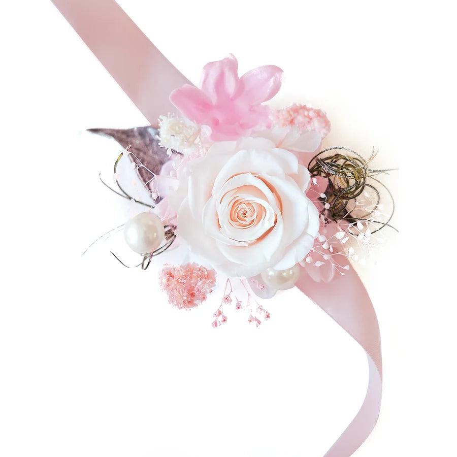 Everlasting-Flower Wedding Wrist Corsage